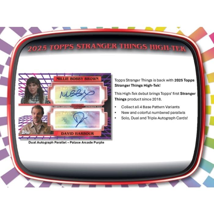 Amazon.co.jp: 2025年 Topps Stranger Things ハイテクホビーボックス